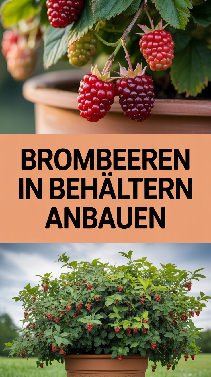 Brombeeren in Behältern anbauen