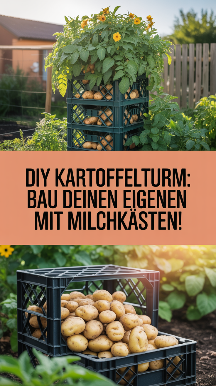 DIY Kartoffelturm: Bau deinen eigenen mit Milchkästen!