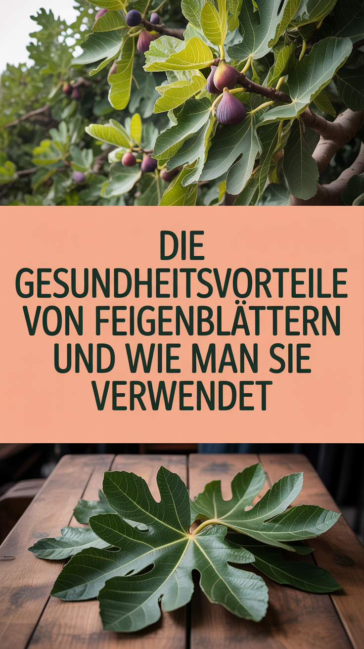 Die Gesundheitsvorteile von Feigenblättern und wie man sie verwendet