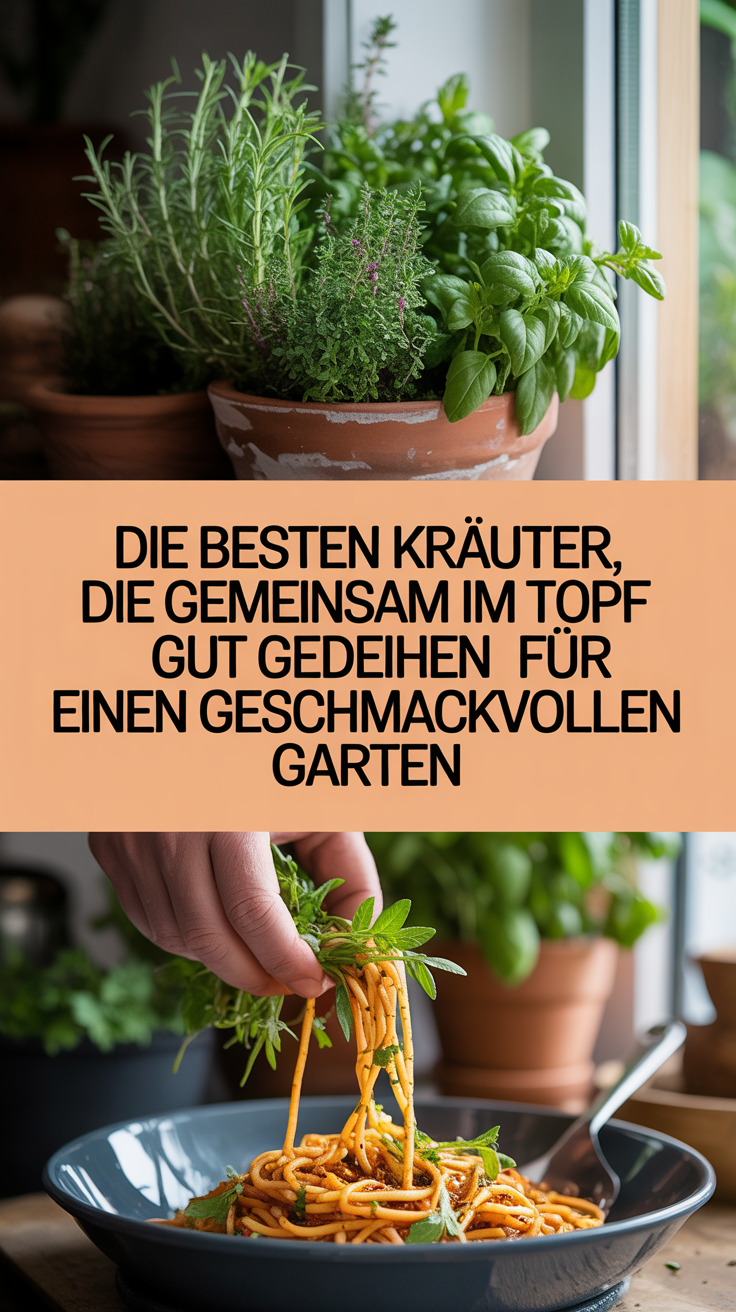 Die besten Kräuter, die gemeinsam im Topf gut gedeihen für einen geschmackvollen Garten