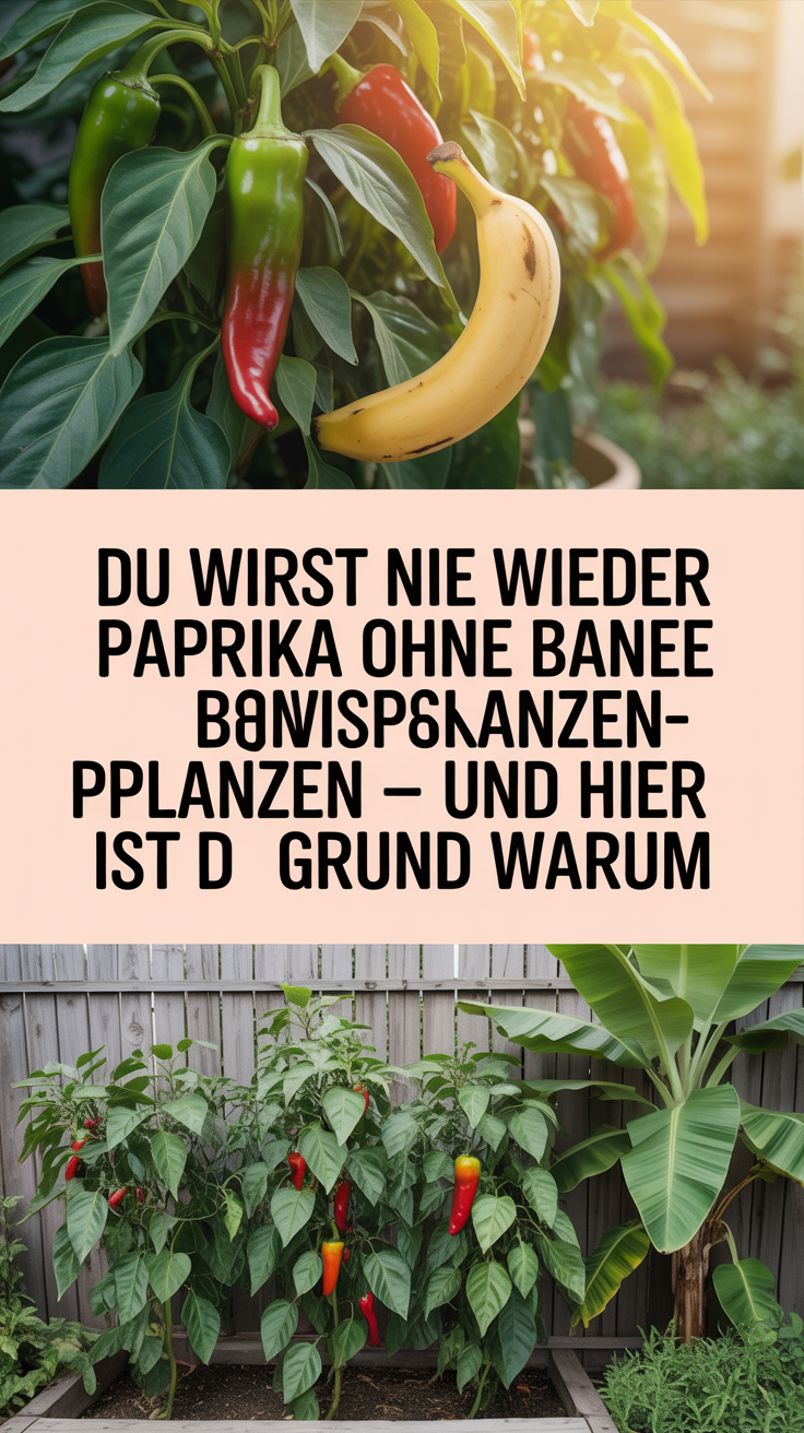 Du wirst nie wieder Paprika ohne Banane pflanzen – und hier ist der Grund warum
