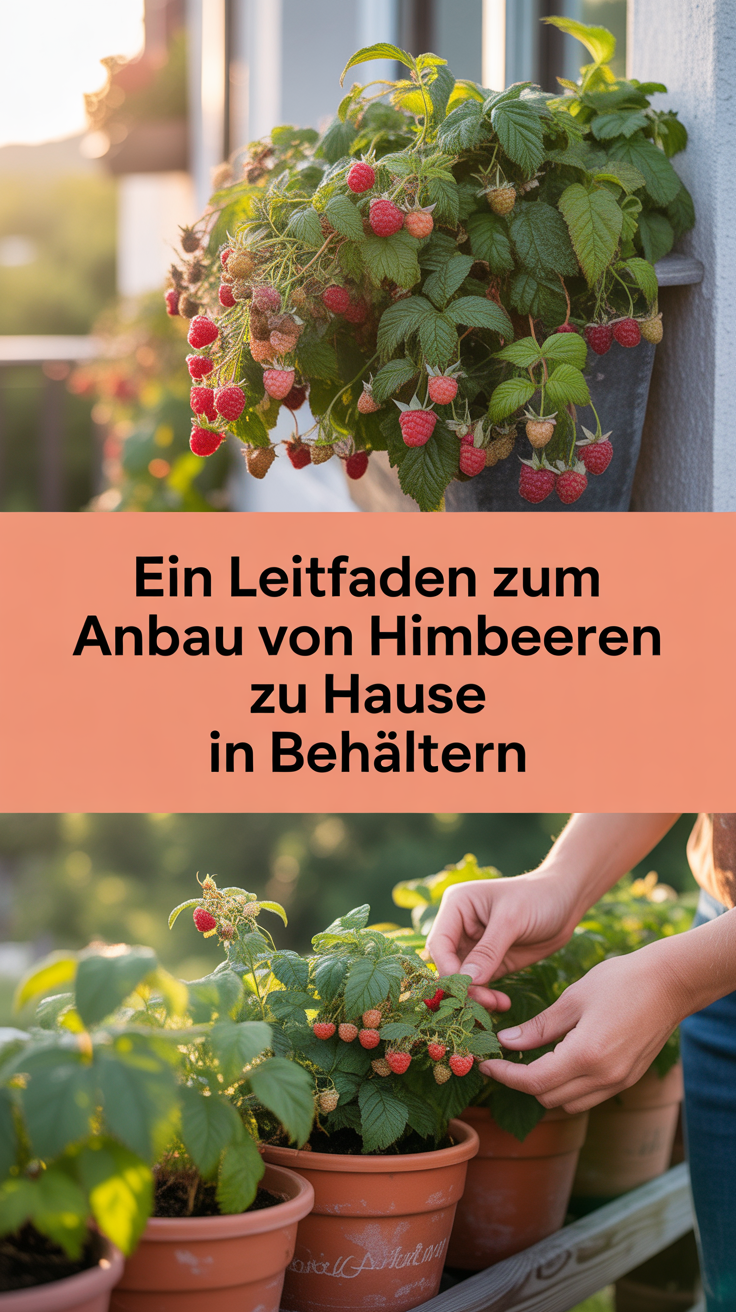 Ein Leitfaden zum Anbau von Himbeeren zu Hause in Behältern