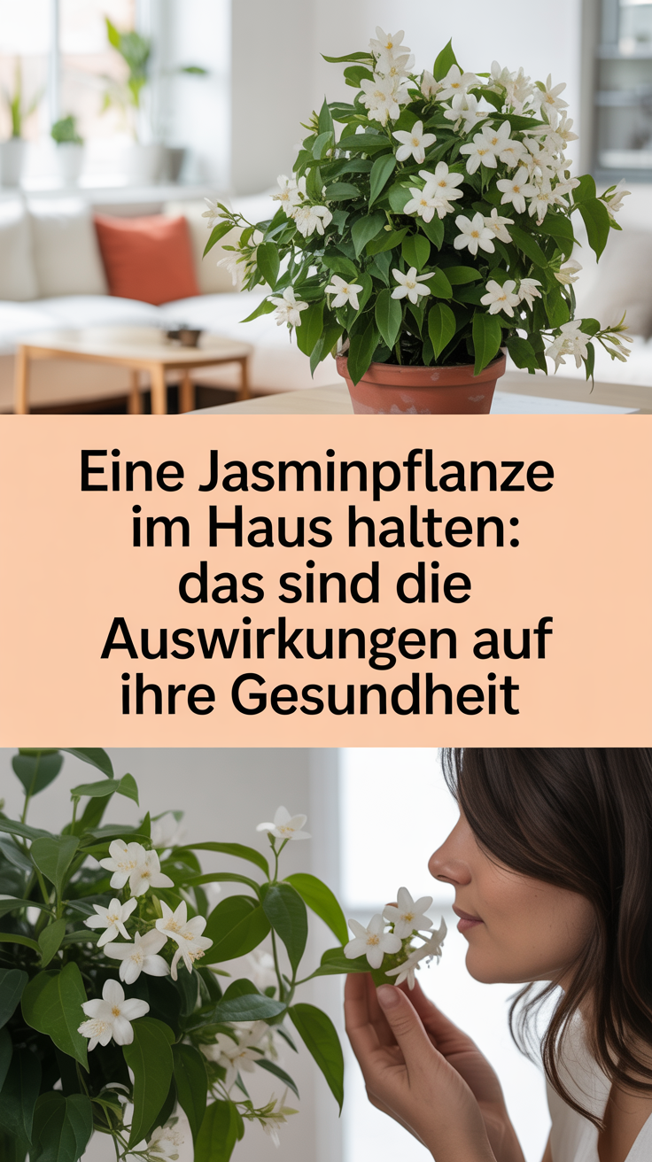Eine Jasminpflanze im Haus halten: Das sind die Auswirkungen auf Ihre Gesundheit