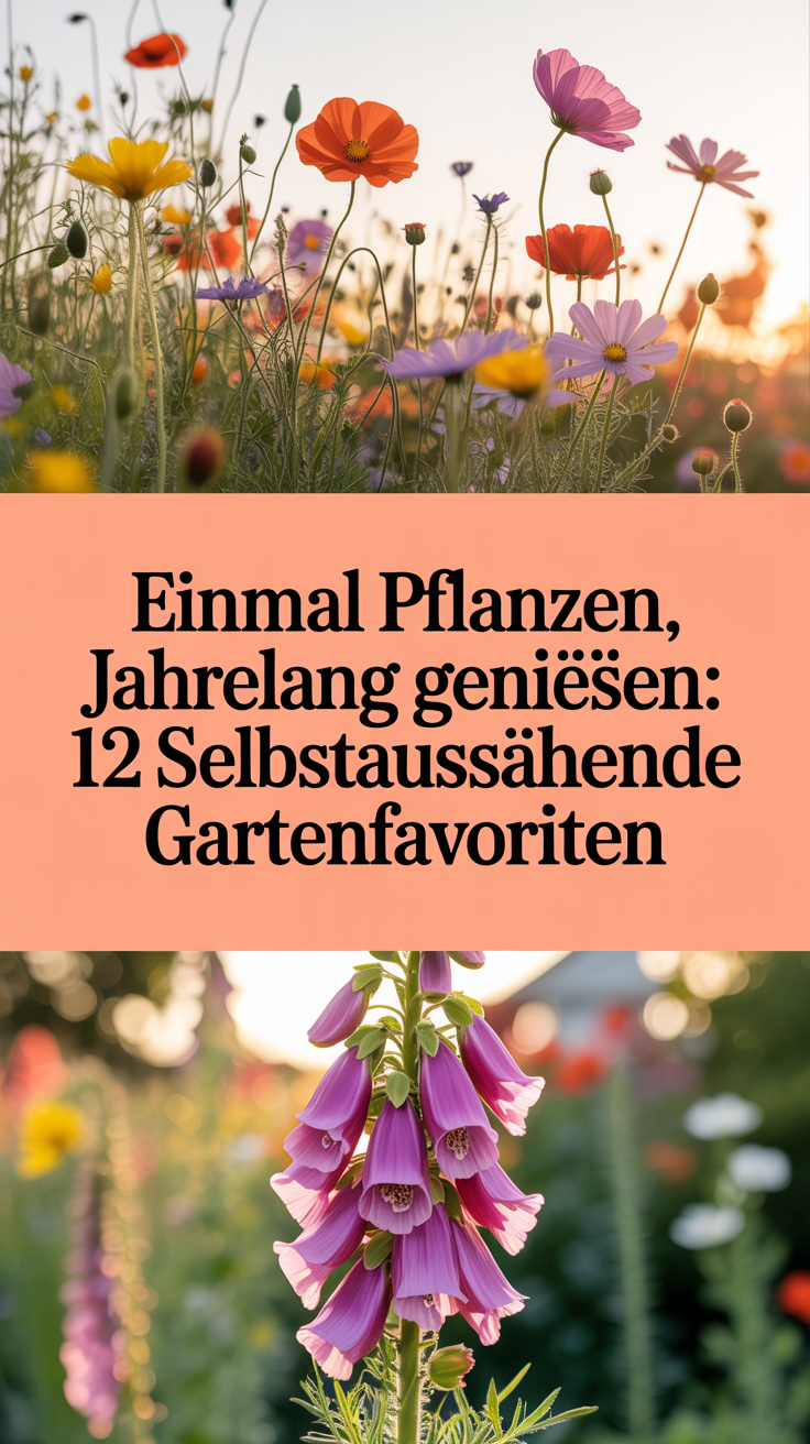 Einmal pflanzen, jahrelang genießen: 12 selbstaussähende Gartenfavoriten