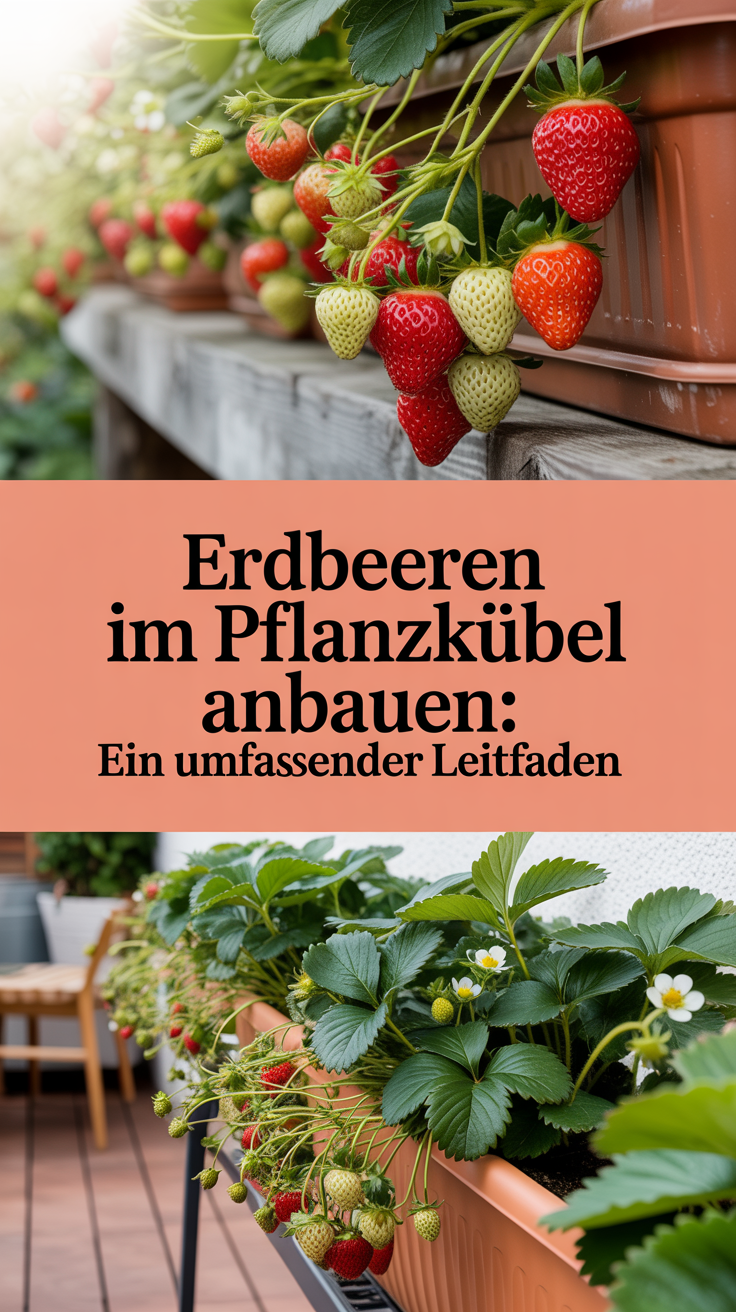 Erdbeeren im Pflanzkübel anbauen: Ein umfassender Leitfaden