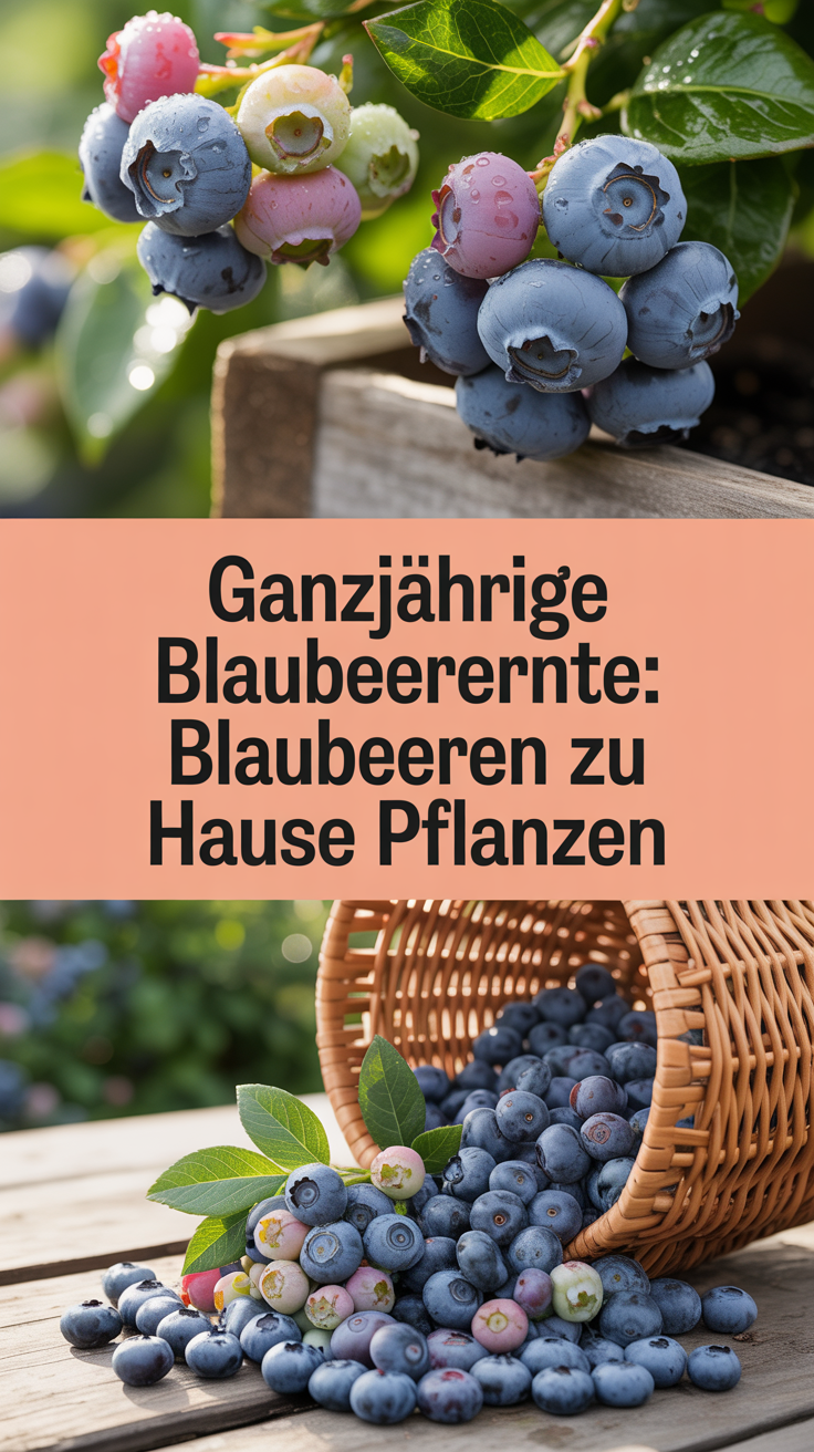 Ganzjährige Blaubeerernte: Blaubeeren zu Hause pflanzen