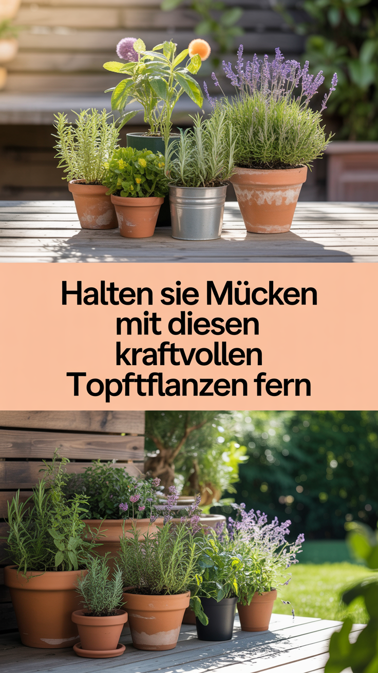 Halten Sie Mücken mit diesen kraftvollen Topfpflanzen fern