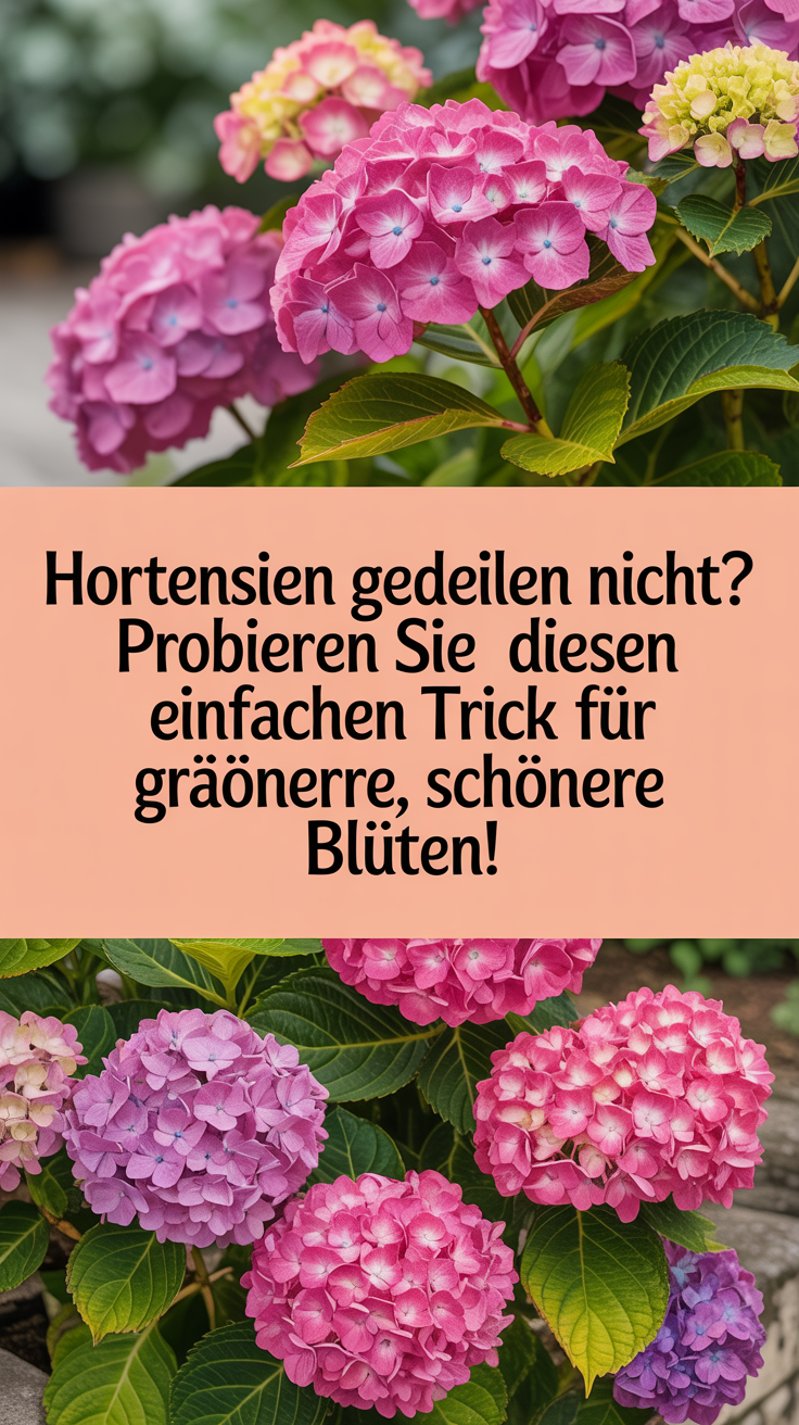Hortensien gedeihen nicht? Probieren Sie diesen einfachen Trick für größere, schönere Blüten!