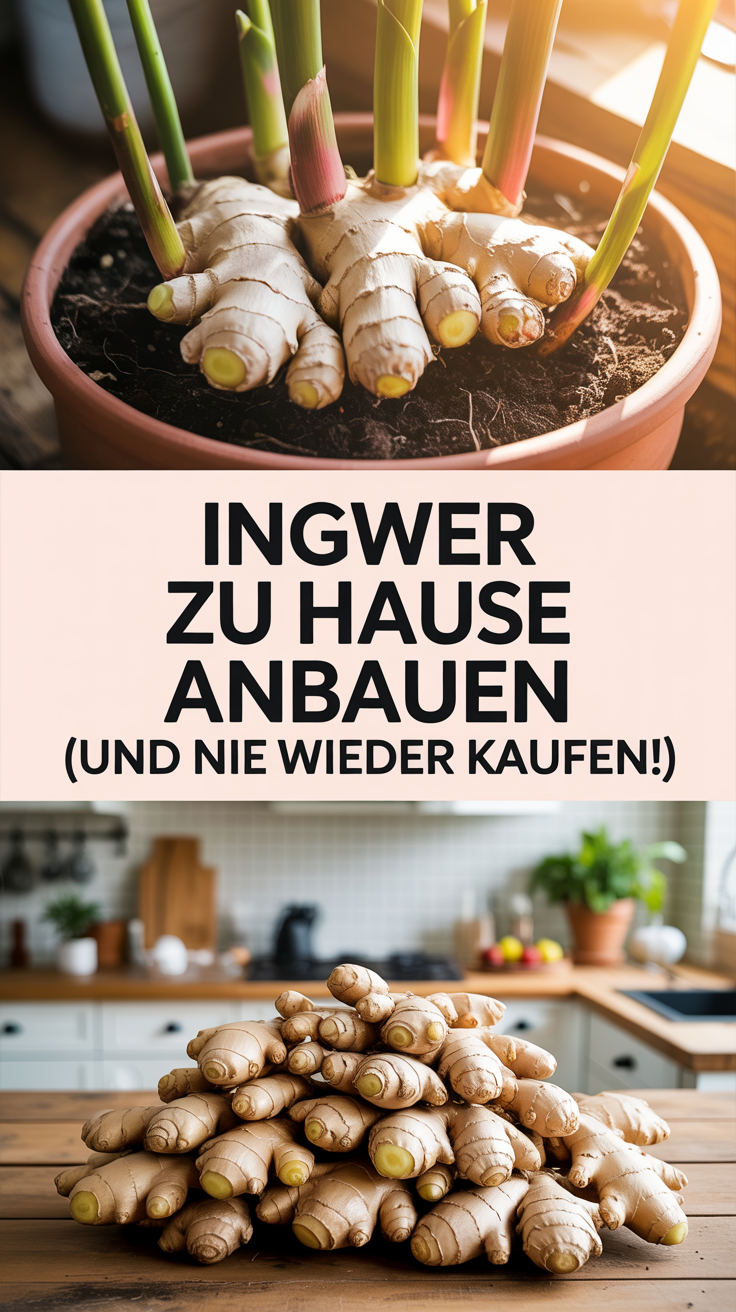 Ingwer zu Hause anbauen (und nie wieder kaufen!)