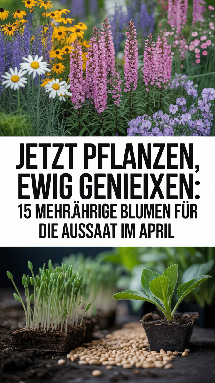 Jetzt pflanzen, ewig genießen: 15 mehrjährige Blumen für die Aussaat im April