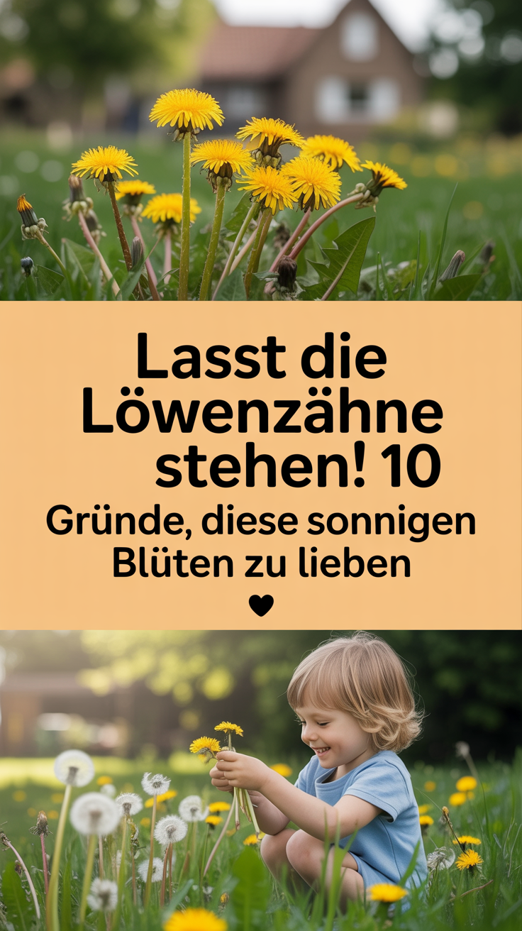Lasst die Löwenzähne stehen! 10 Gründe, diese sonnigen Blüten zu lieben