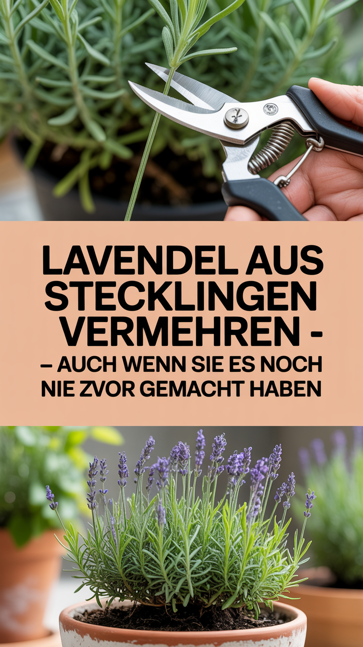Lavendel aus Stecklingen vermehren – auch wenn Sie es noch nie zuvor gemacht haben