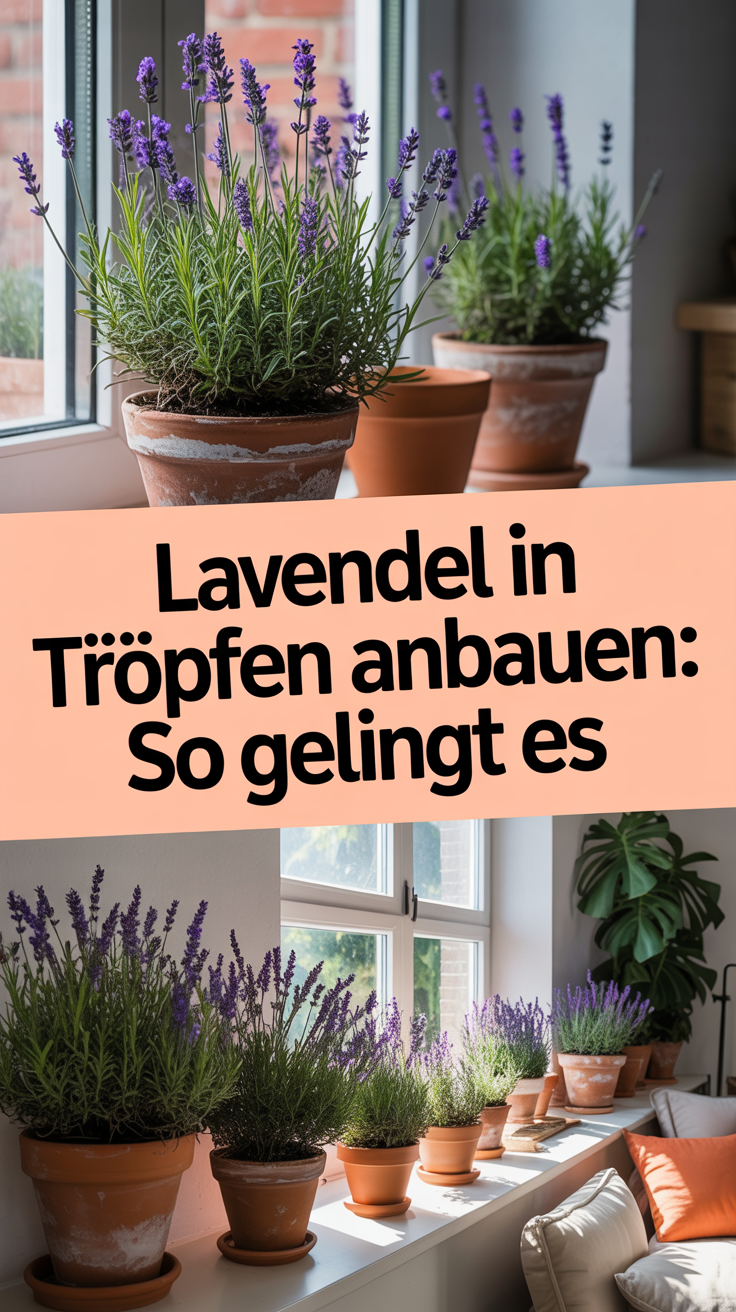 Lavendel in Töpfen drinnen anbauen: So gelingt es