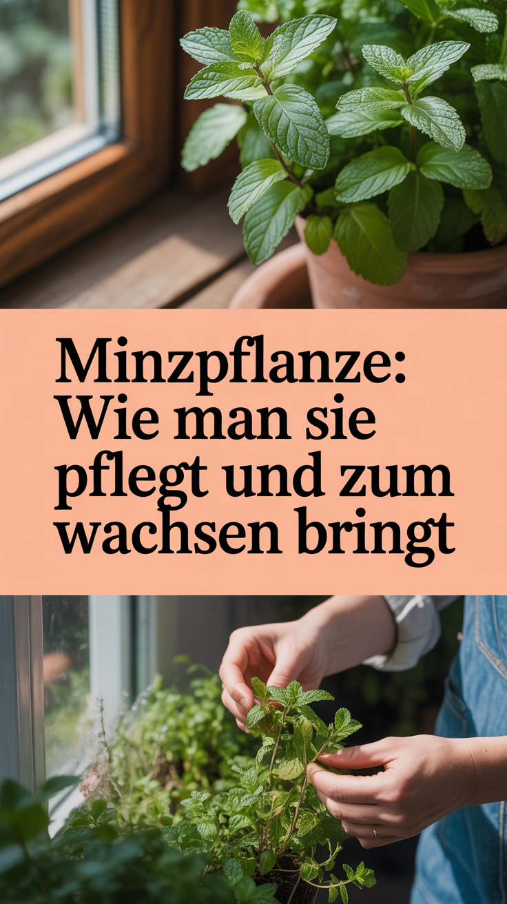 Minzpflanze: wie man sie pflegt und zum Wachsen bringt