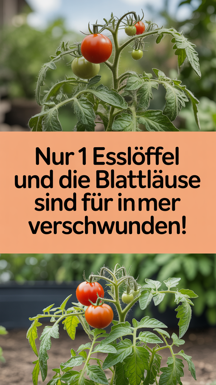 Nur 1 Esslöffel und die Blattläuse sind für immer verschwunden!