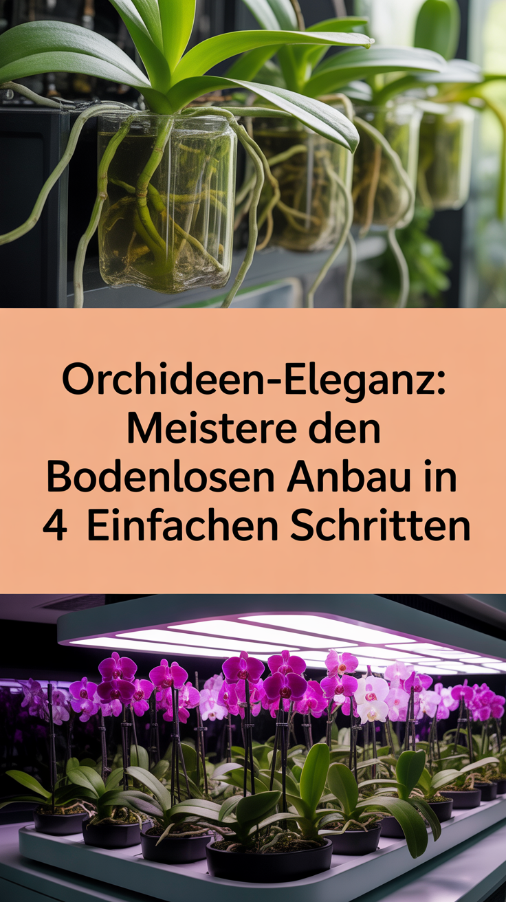 Orchideen-Eleganz: Meistere den bodenlosen Anbau in 4 einfachen Schritten