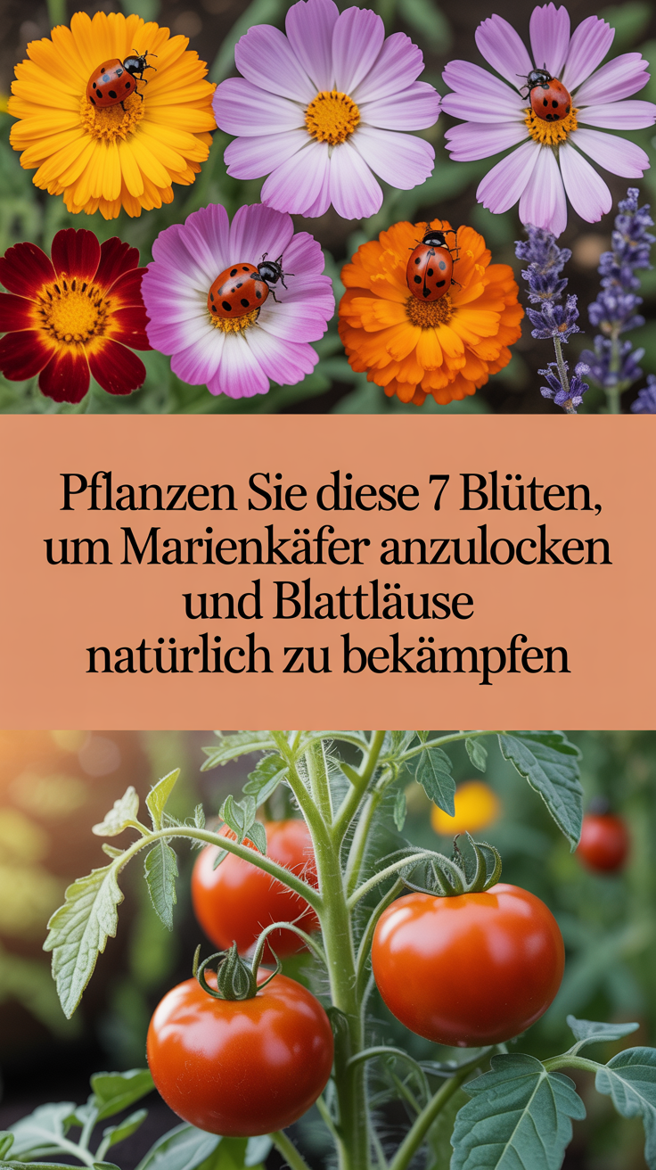 Pflanzen Sie diese 7 Blüten, um Marienkäfer anzulocken und Blattläuse natürlich zu bekämpfen