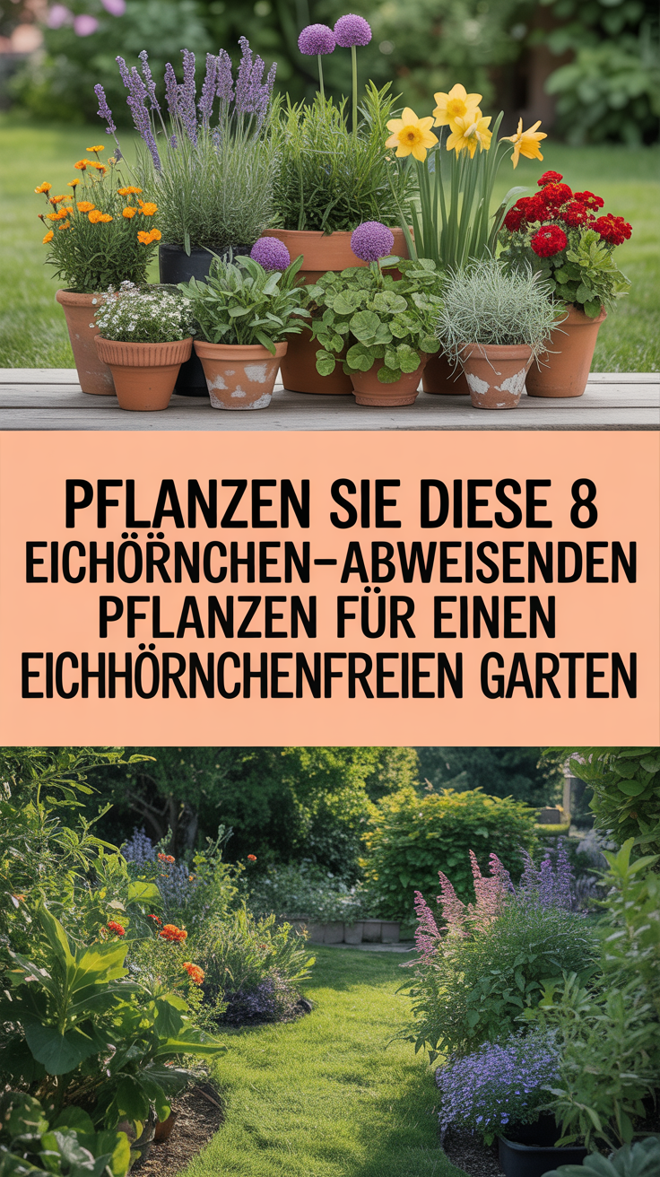 Pflanzen Sie diese 8 eichhörnchen-abweisenden Pflanzen für einen eichhörnchenfreien Garten