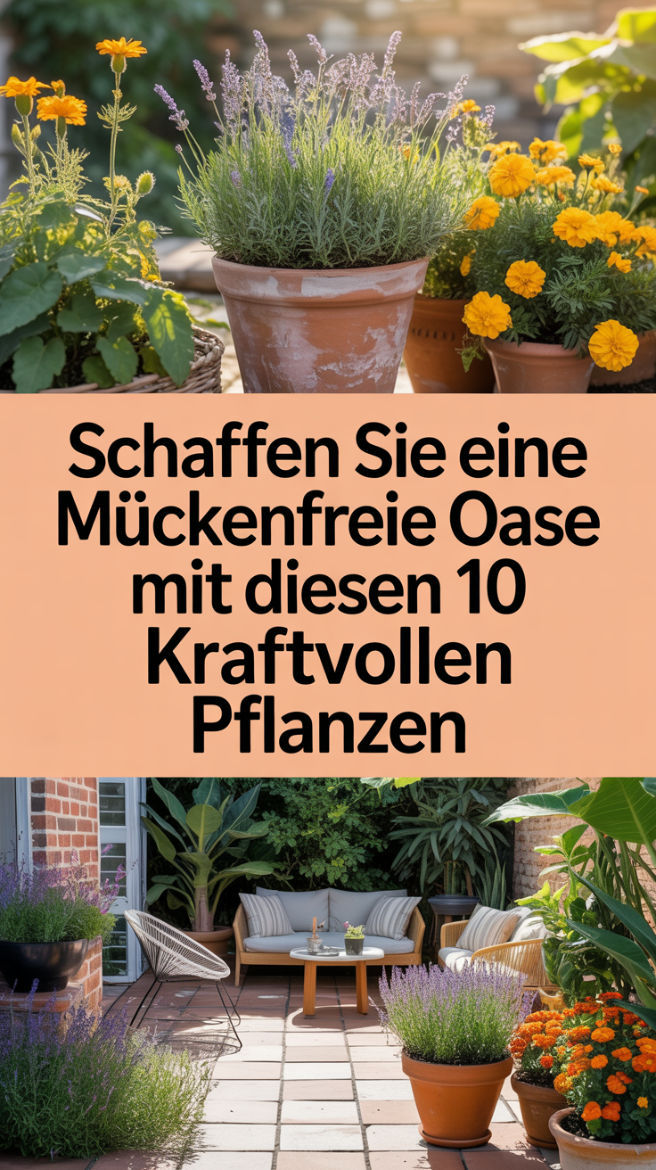 Schaffen Sie eine mückenfreie Oase mit diesen 10 kraftvollen Pflanzen