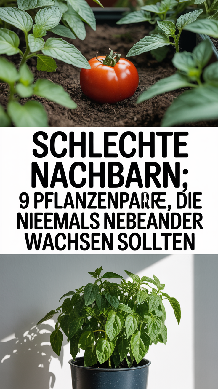 Schlechte Nachbarn: 9 Pflanzenpaare, die niemals nebeneinander wachsen sollten