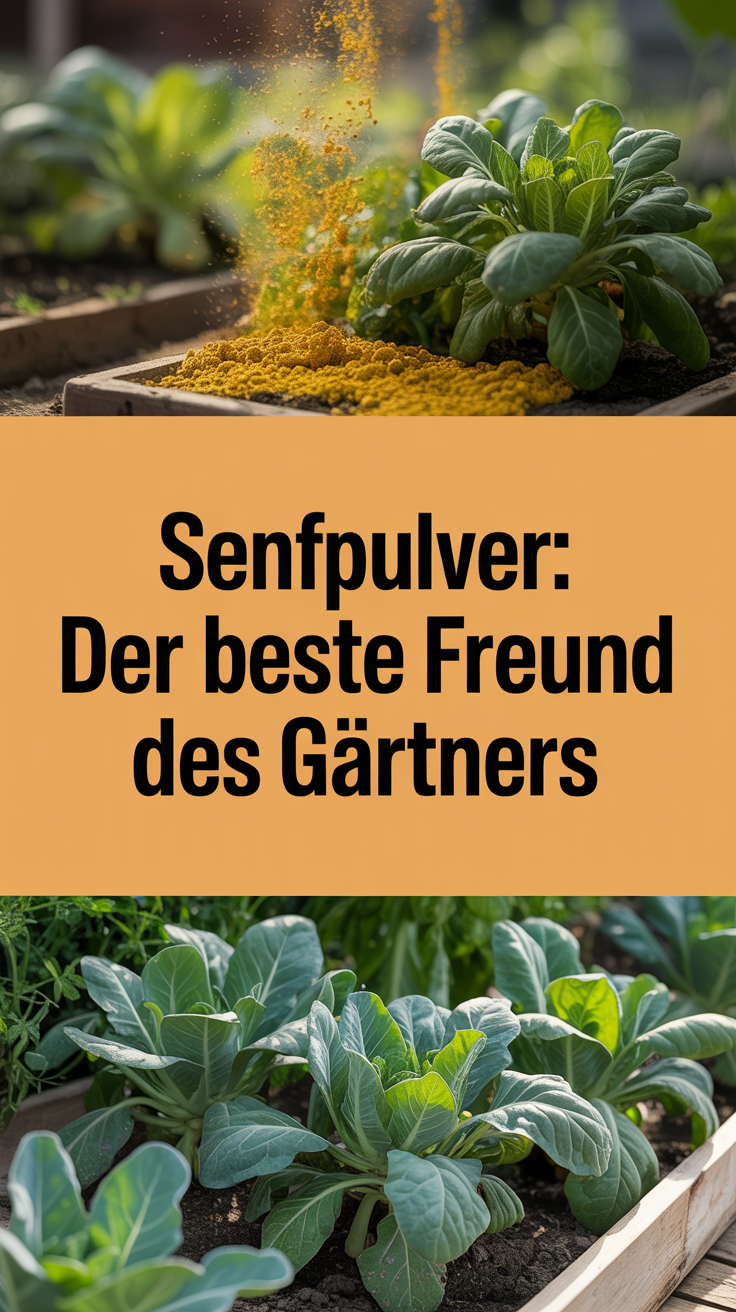 Senfpulver: Der beste Freund des Gärtners
