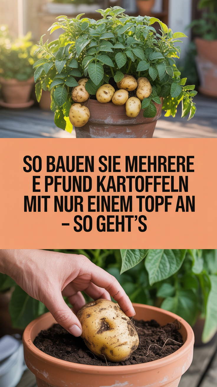 So bauen Sie mehrere Pfund Kartoffeln mit nur einem Topf an – so geht’s