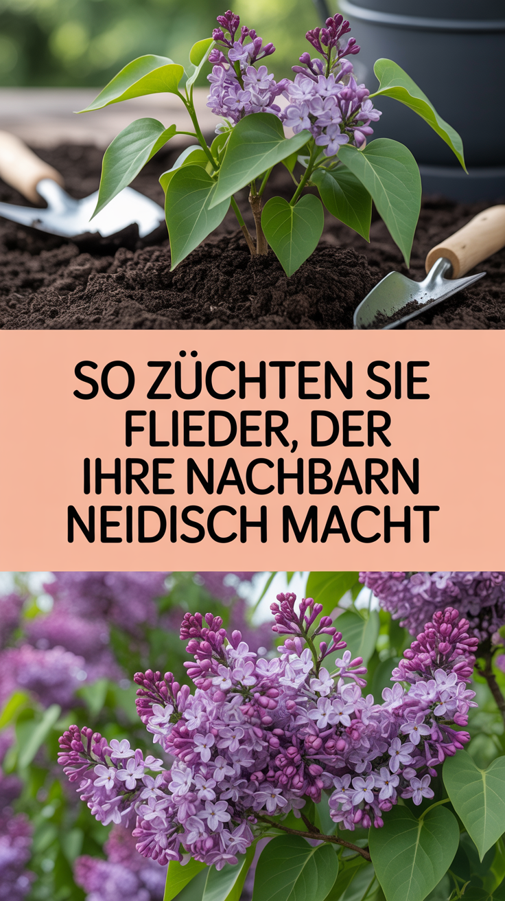 So züchten Sie Flieder, der Ihre Nachbarn neidisch macht