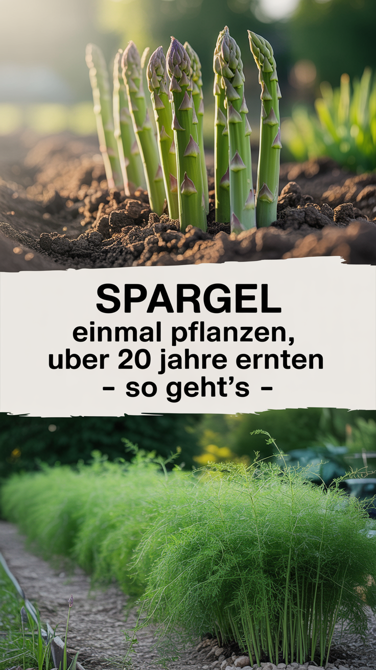 Spargel einmal pflanzen, über 20 Jahre ernten – so geht’s