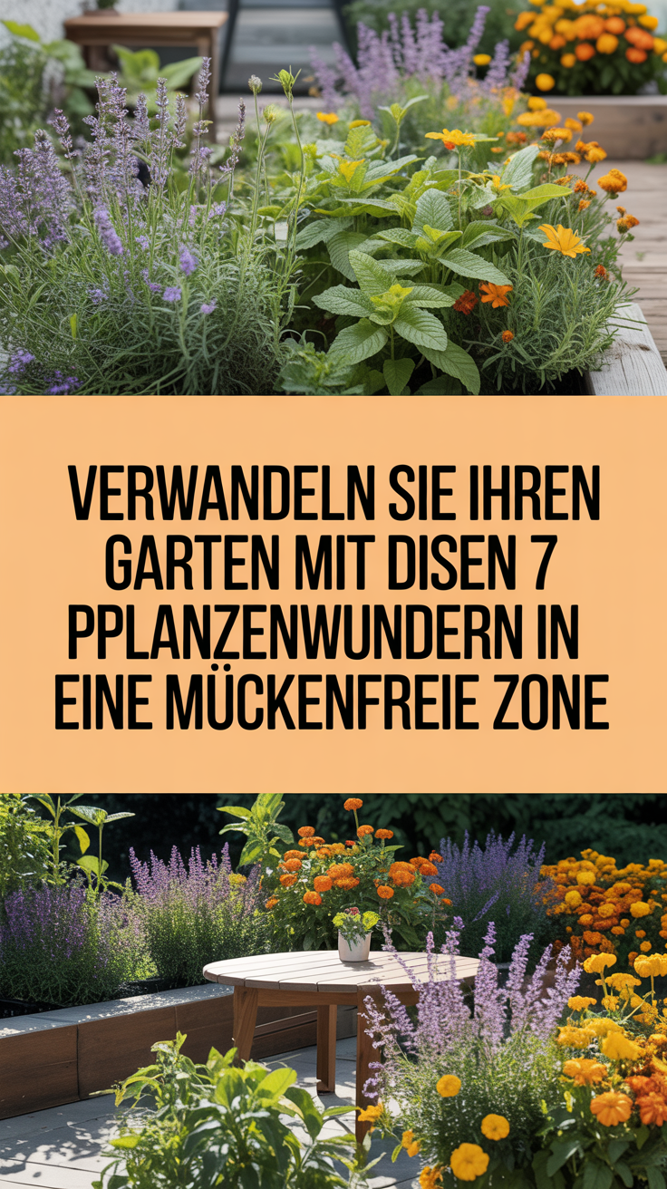 Verwandeln Sie Ihren Garten mit diesen 7 Pflanzenwundern in eine mückenfreie Zone