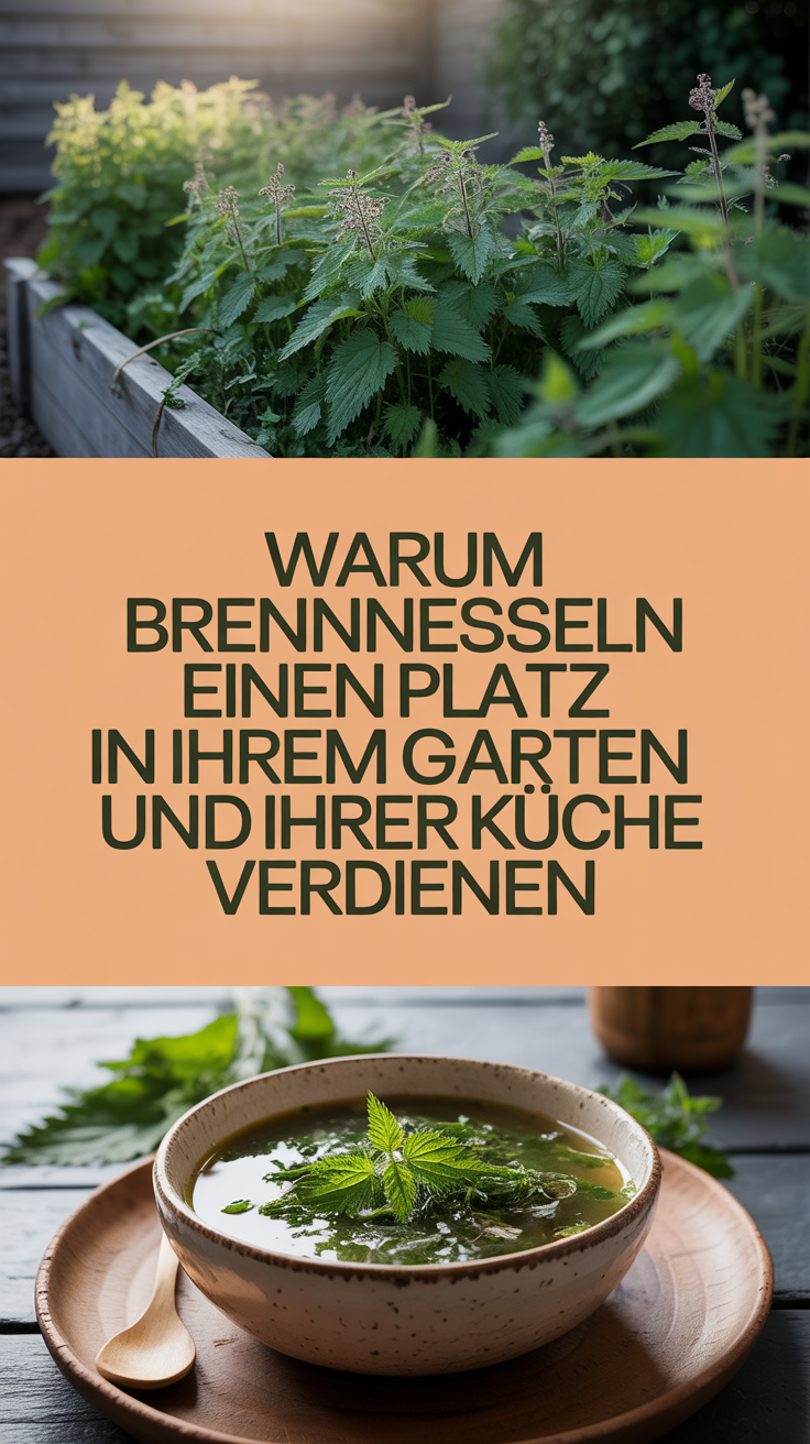 Warum Brennnesseln einen Platz in Ihrem Garten und Ihrer Küche verdienen