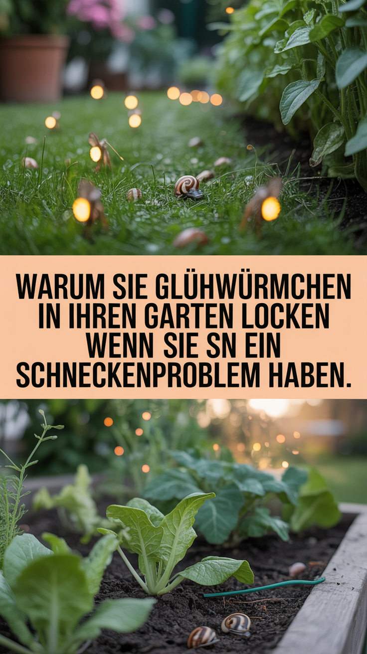 Warum Sie Glühwürmchen in Ihren Garten locken sollten, wenn Sie ein Schneckenproblem haben
