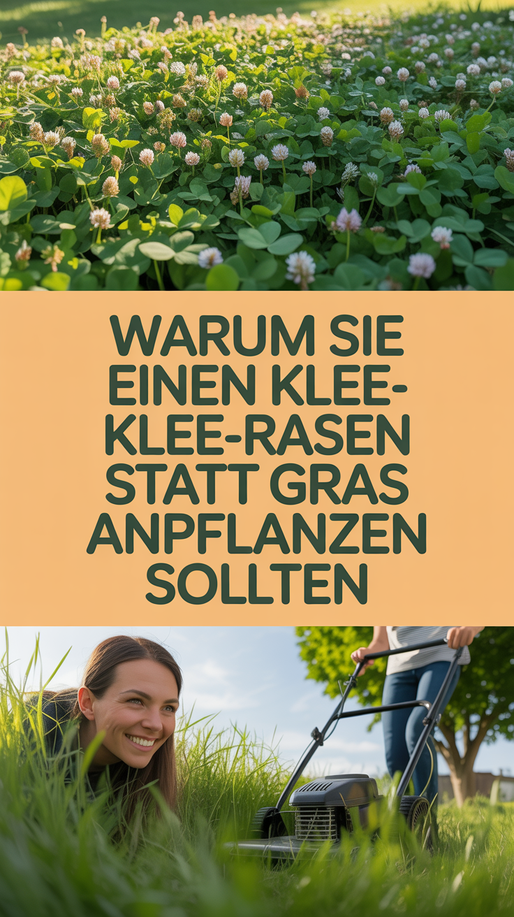 Warum Sie einen Klee-Rasen statt Gras anpflanzen sollten