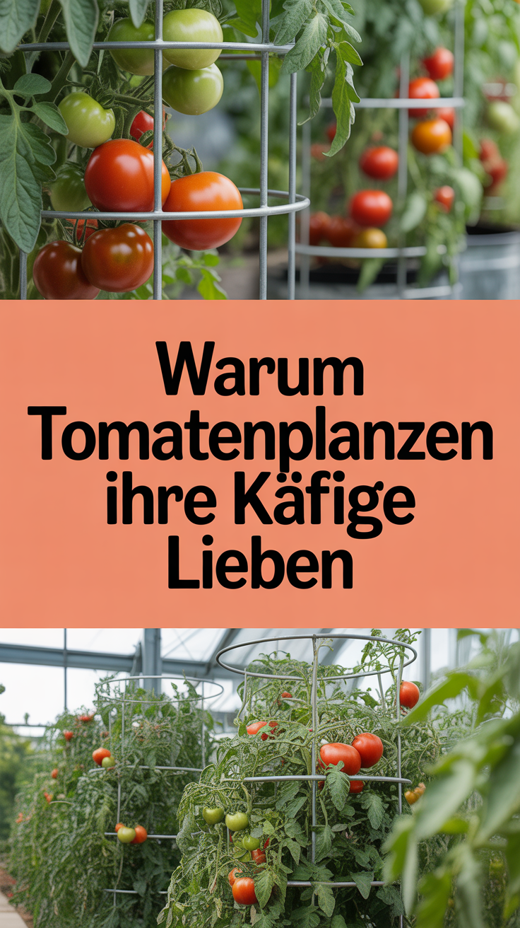 Warum Tomatenpflanzen ihre Käfige lieben