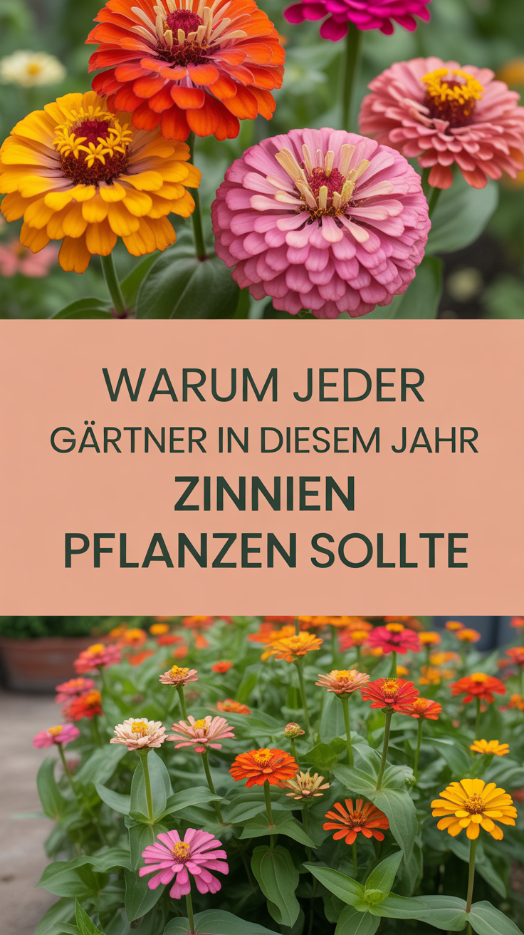 Warum jeder Gärtner in diesem Jahr Zinnien pflanzen sollte