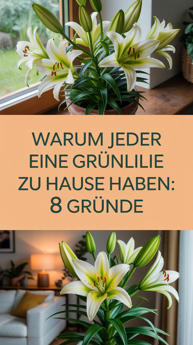 Warum jeder eine Grünlilie zu Hause haben sollte: 8 Gründe