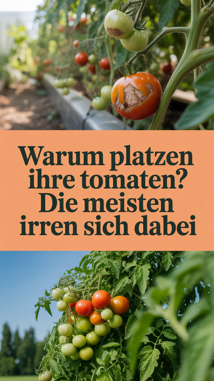Warum platzen Ihre Tomaten? Die meisten irren sich dabei