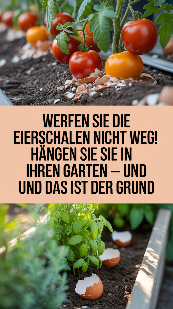 Werfen Sie die Eierschalen nicht weg! Hängen Sie sie in Ihren Garten – und das ist der Grund