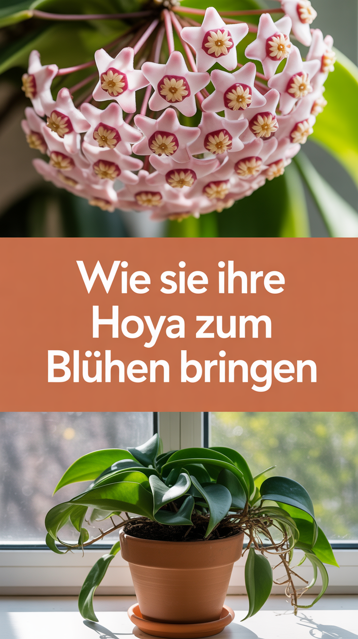 Wie Sie Ihre Hoya zum Blühen bringen