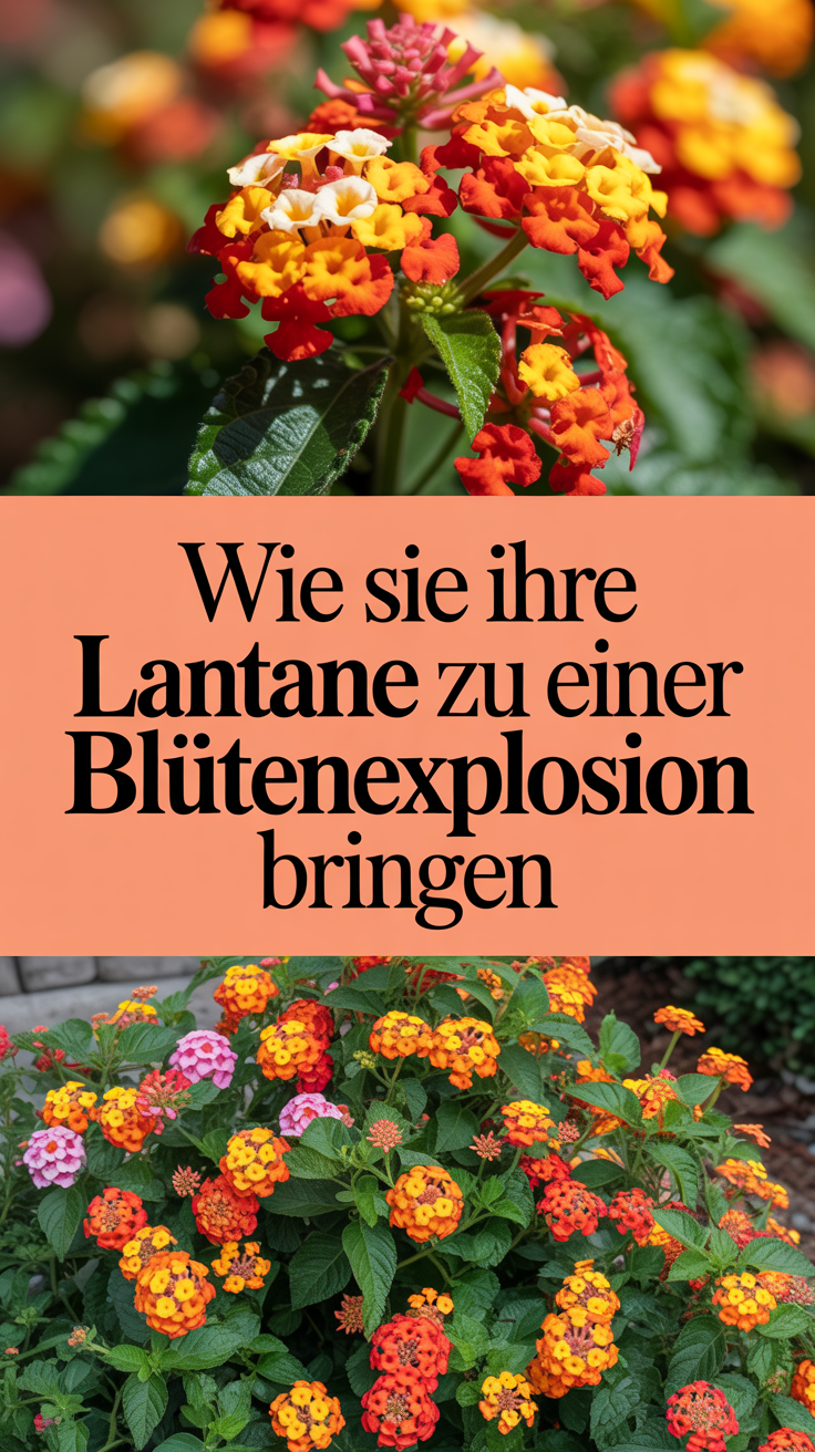Wie Sie Ihre Lantane zu einer Blütenexplosion bringen