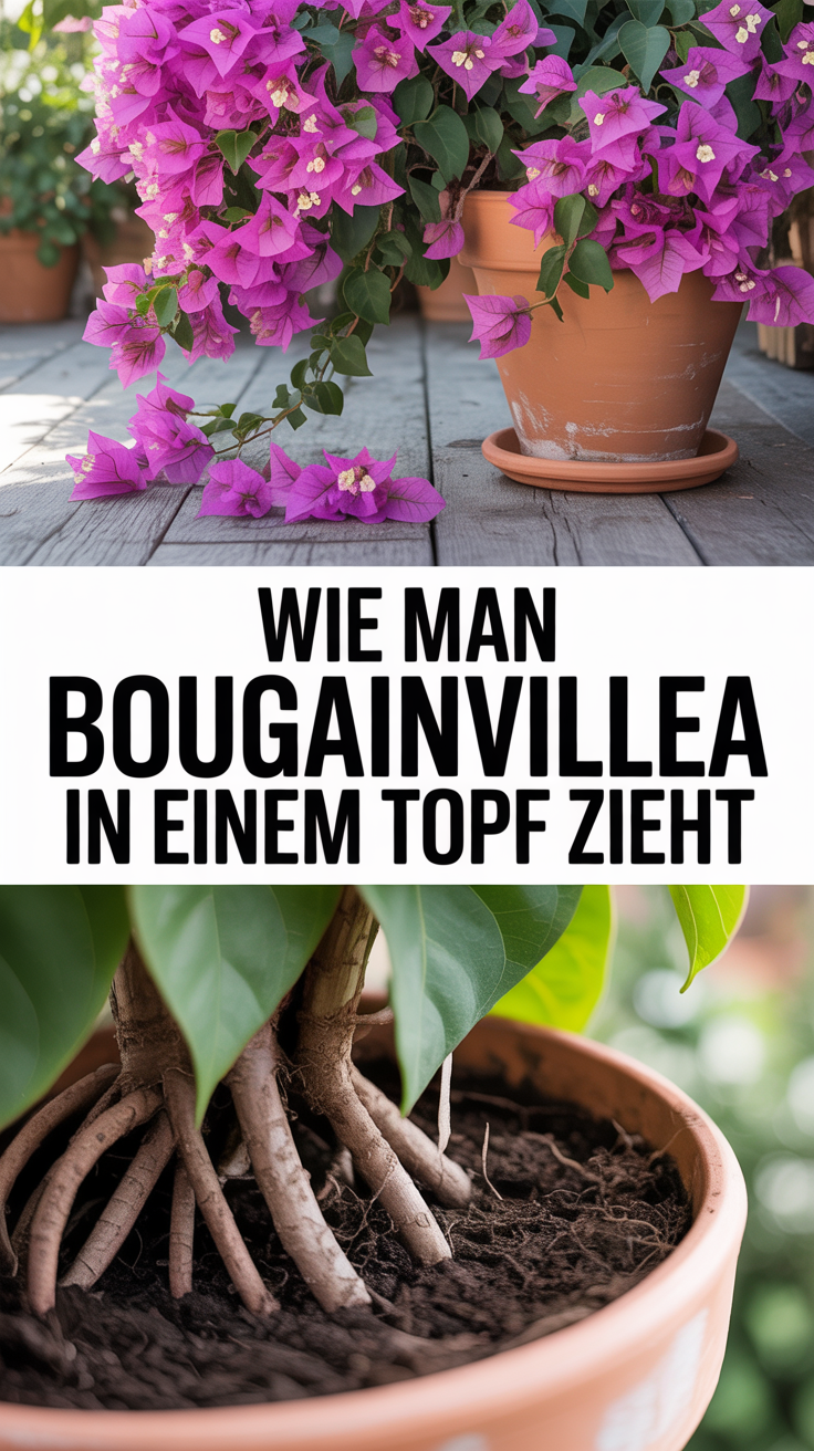 Wie man Bougainvillea in einem Topf zieht