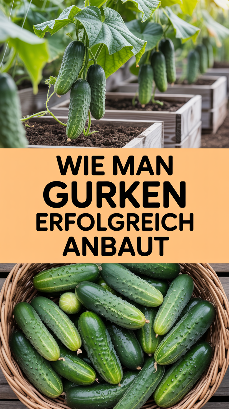 Wie man Gurken erfolgreich anbaut