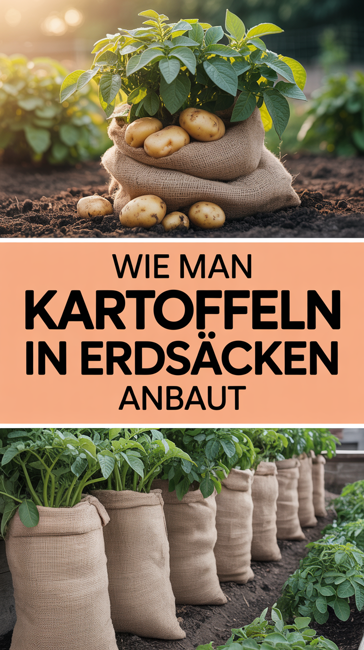 Wie man Kartoffeln in Erdsäcken anbaut