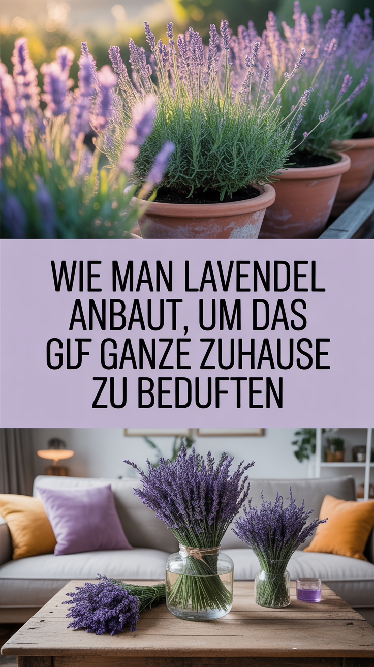 Wie man Lavendel anbaut, um das ganze Zuhause zu beduften