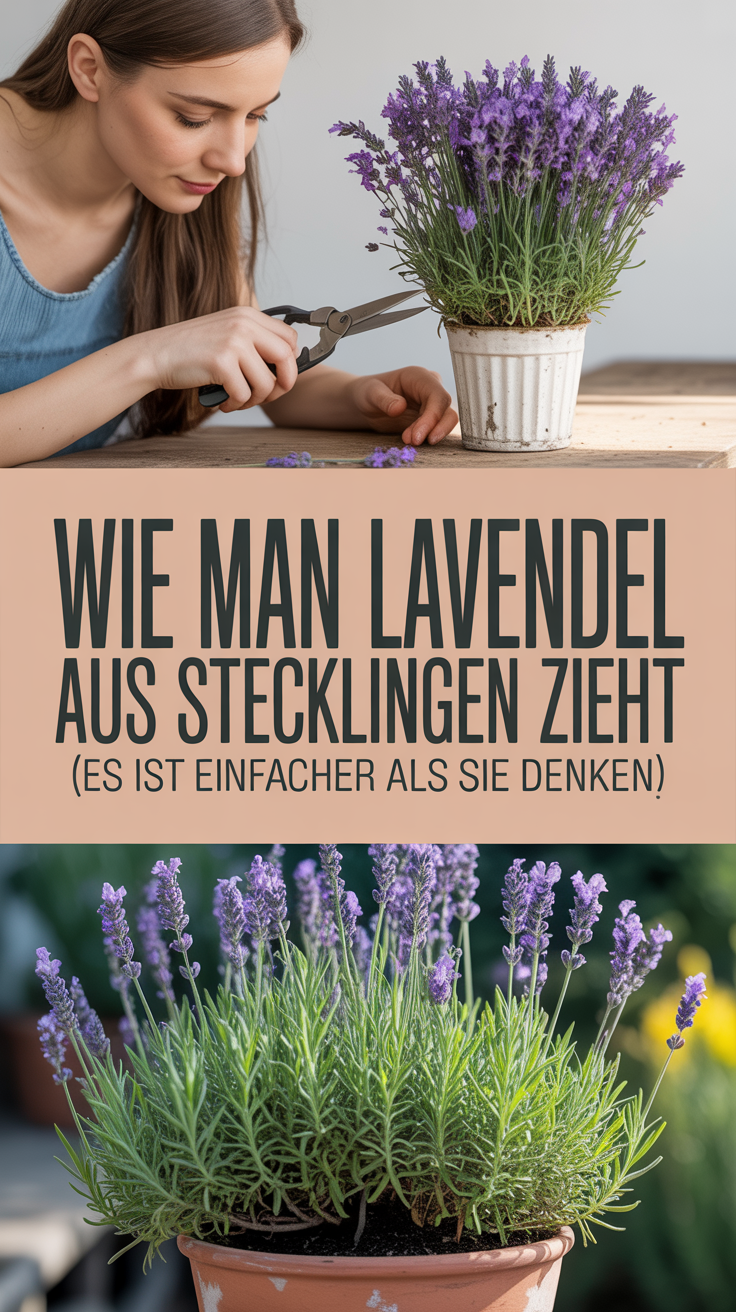 Wie man Lavendel aus Stecklingen zieht (Es ist einfacher als Sie denken!)
