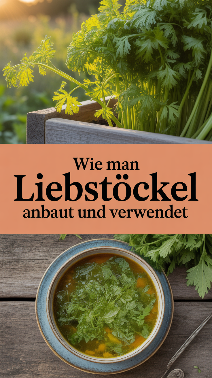 Wie man Liebstöckel anbaut und verwendet