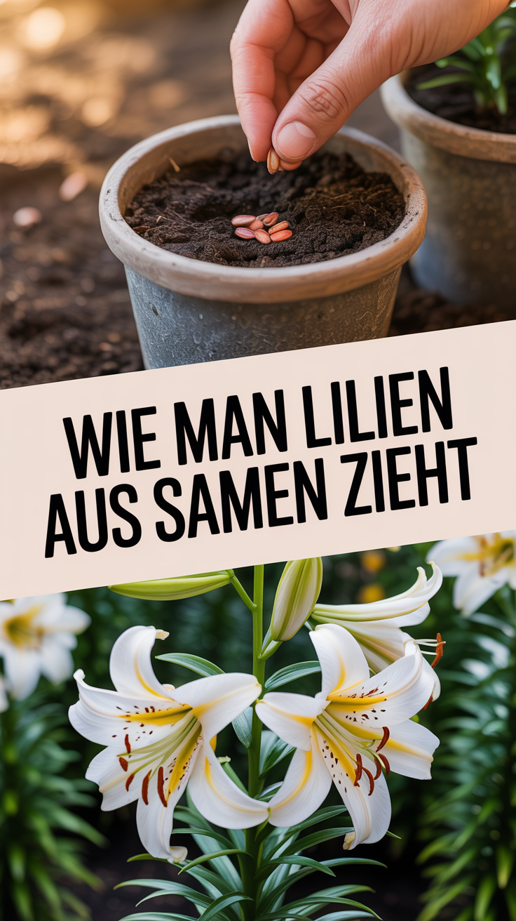 Wie man Lilien aus Samen zieht