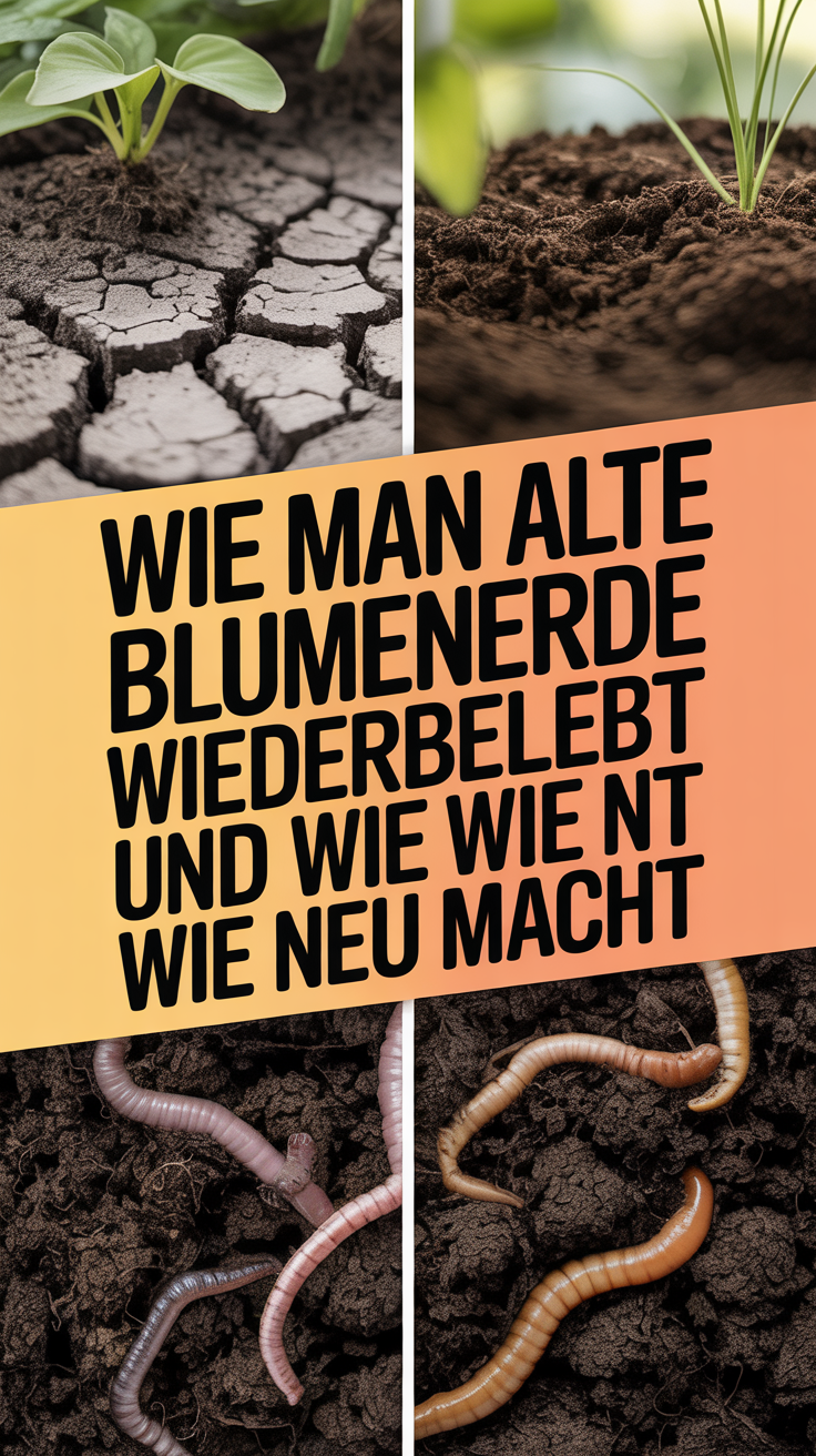 Wie man alte Blumenerde wiederbelebt und wie neu macht