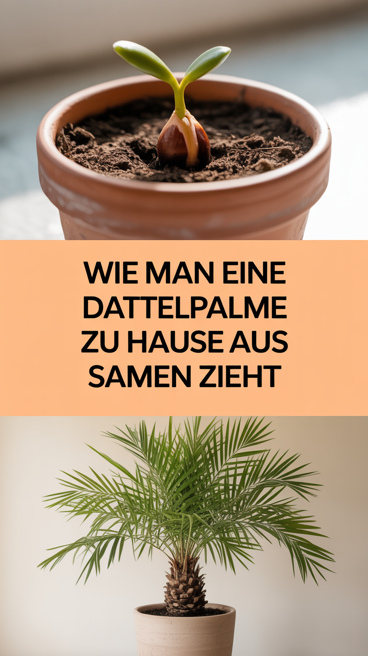 Wie man eine Dattelpalme zu Hause aus Samen zieht