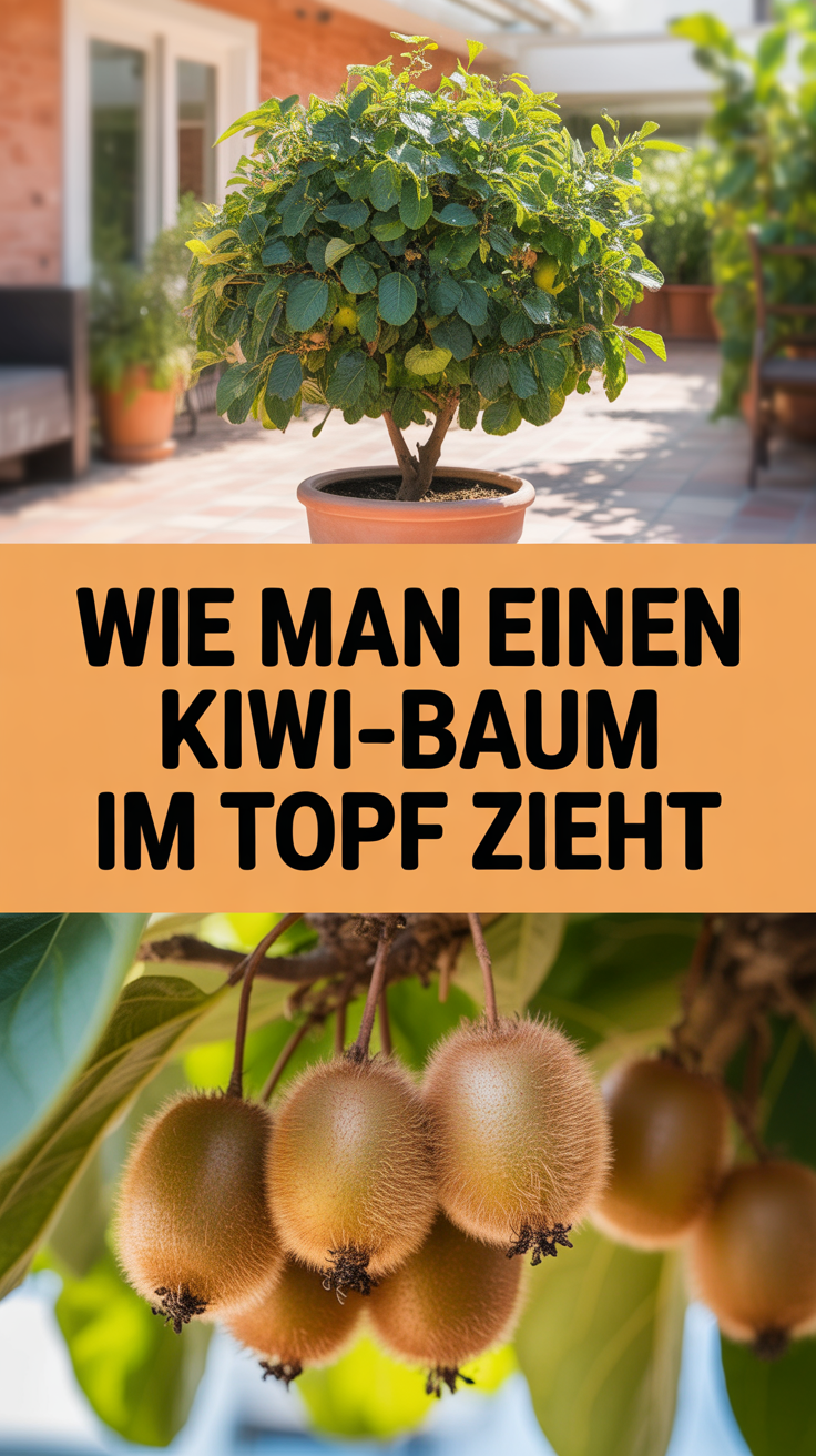 Wie man einen Kiwi-Baum im Topf zieht