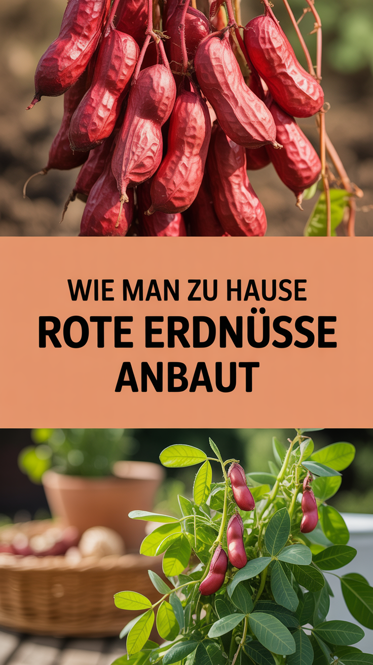 Wie man zu Hause rote Erdnüsse anbaut